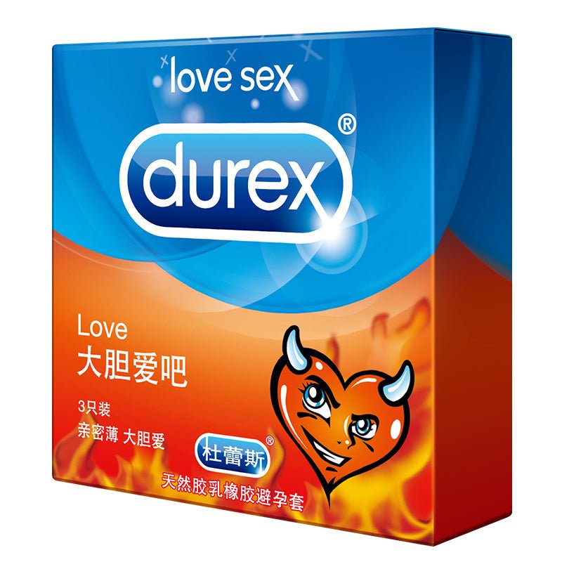 DUREX杜蕾斯大胆爱避孕套3只装  DUREX   