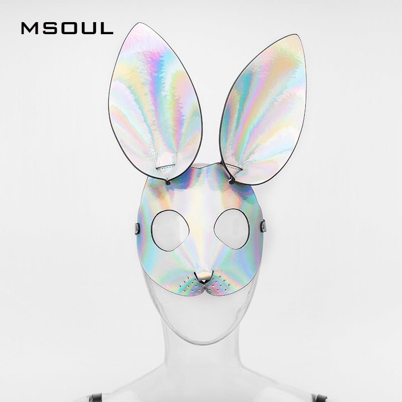 禁欲系兔子皮制面具 面具 MSOUL   