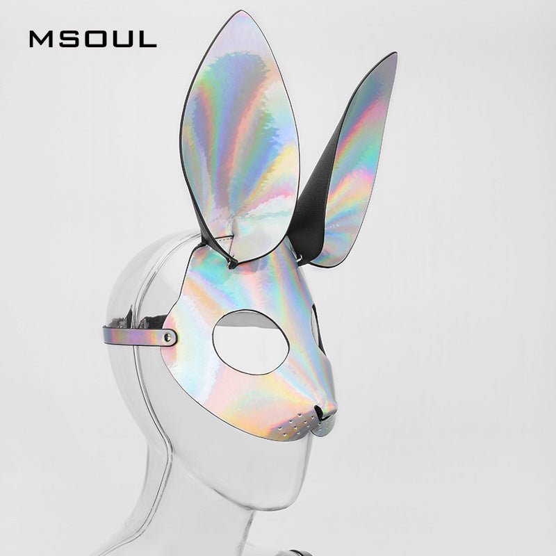 禁欲系兔子皮制面具 面具 MSOUL 渐变色  